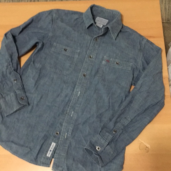 lucky brand chambray shirt